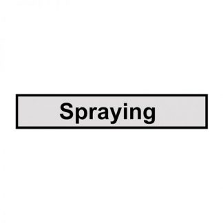 spraying