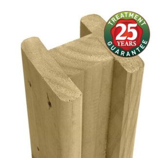 Jacksons Slotted Intermediate Timber Fence Post