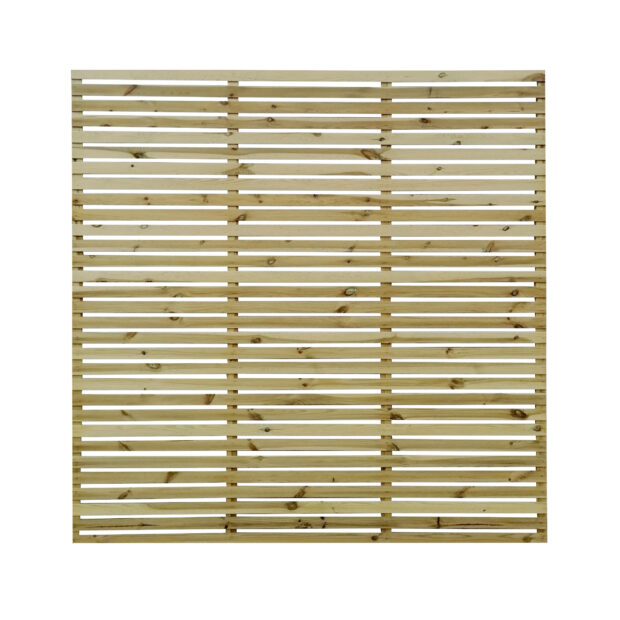 Horizontal Slatted Fence Panel - Briants of Risborough